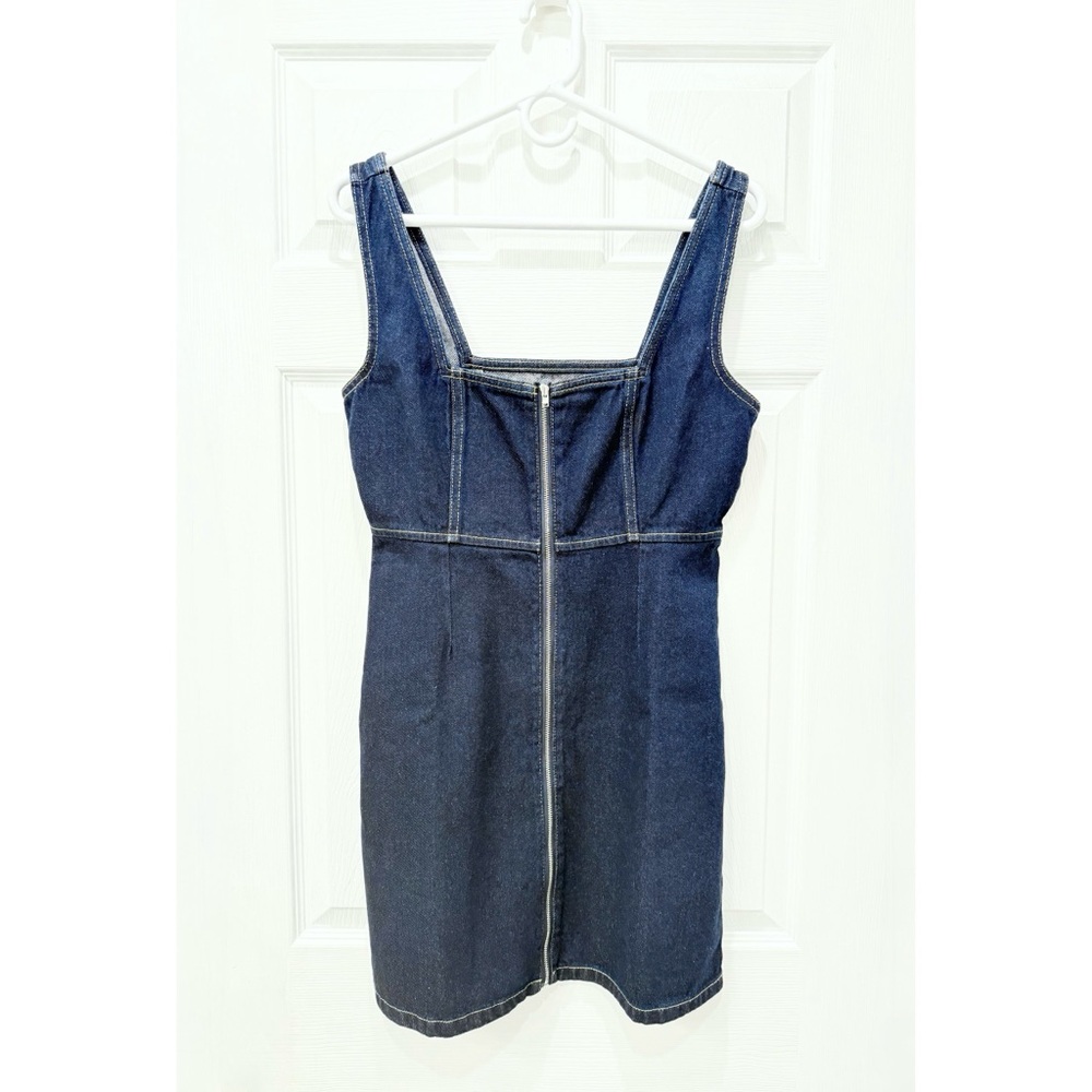 Urban Outfitters BDG Zella Denim Zip Up Dress